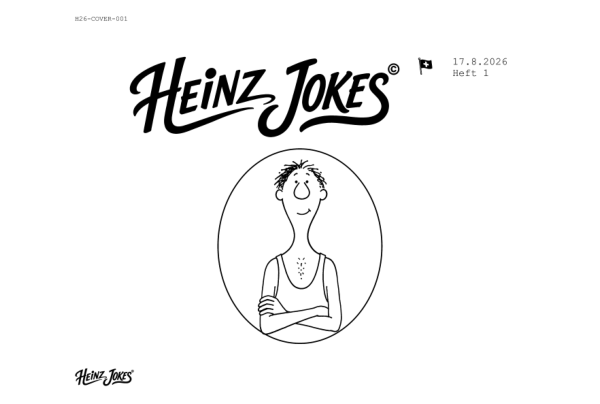 Titelbild Heinz Jokes 2026 - Heft 1