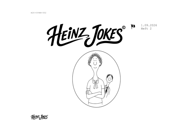 Titelbild Heinz Jokes 2026 - Heft 2
